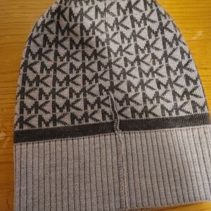 Michaels Black and Gray Geometric Beanie